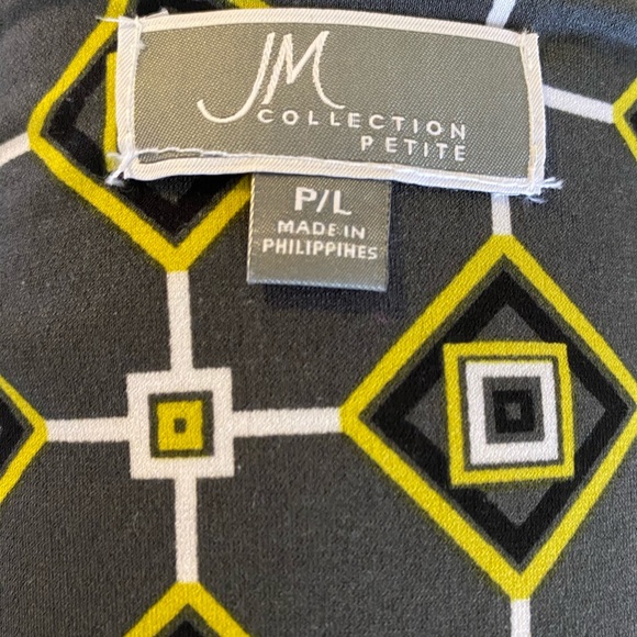 JM Collection Rhinestone Top - Picture 5 of 5